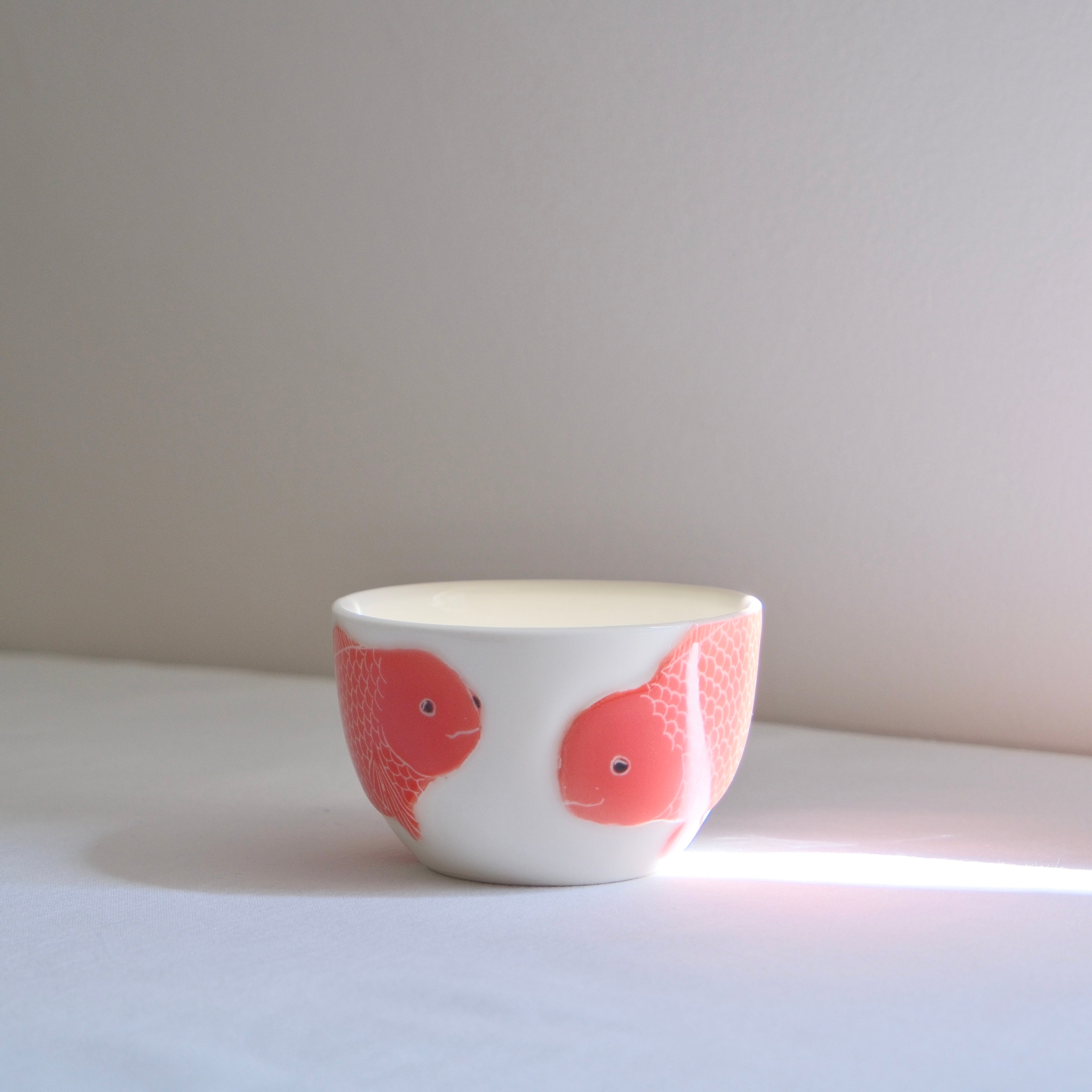Adrift Porcelain Cup 004 - Two Goldfish 200ml