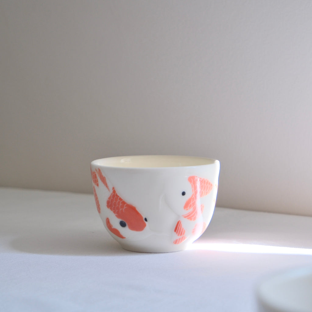 Adrift Porcelain Cup 005 - Two Koi 240ml