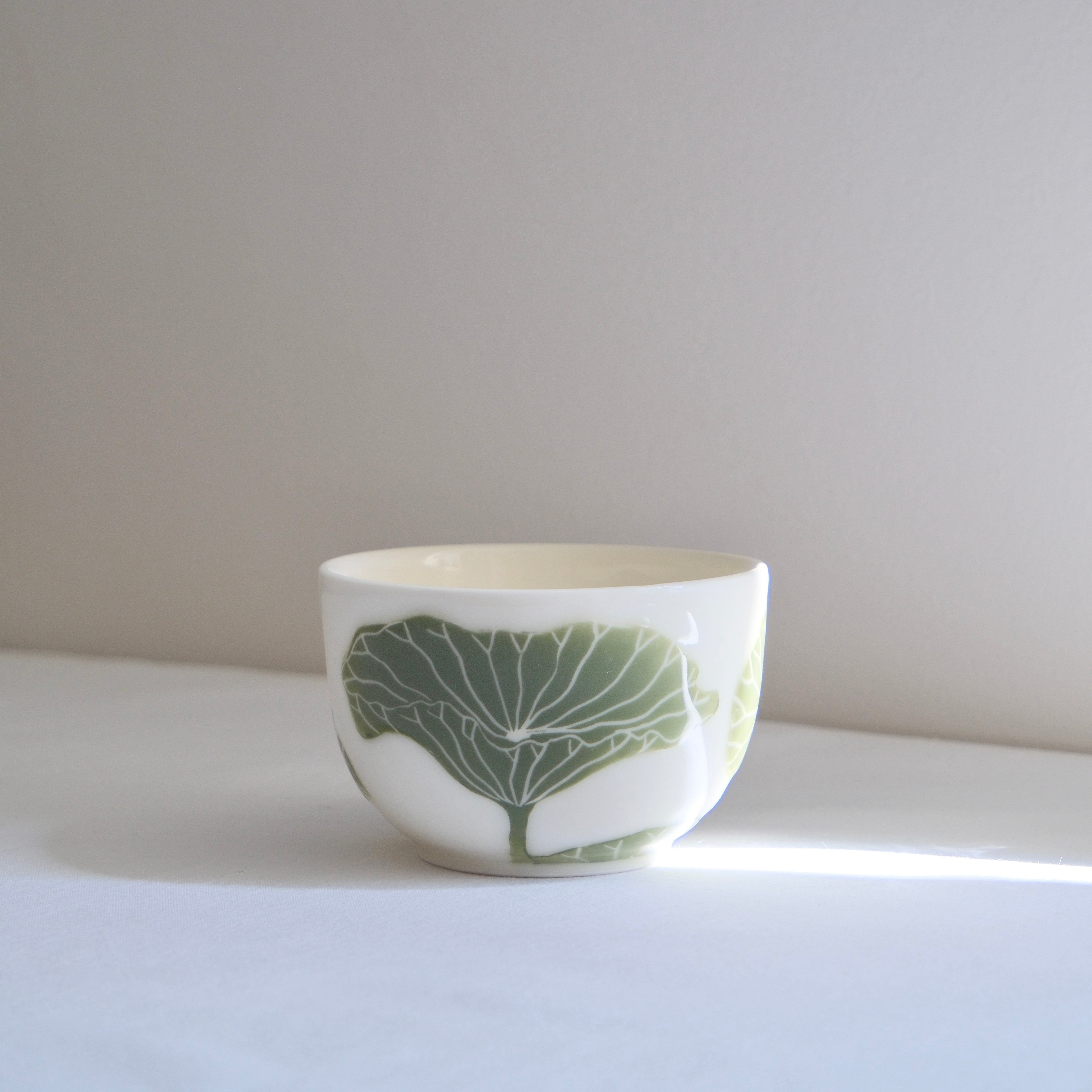 Adrift Porcelain Cup 007 - Lotus leaves 260ml
