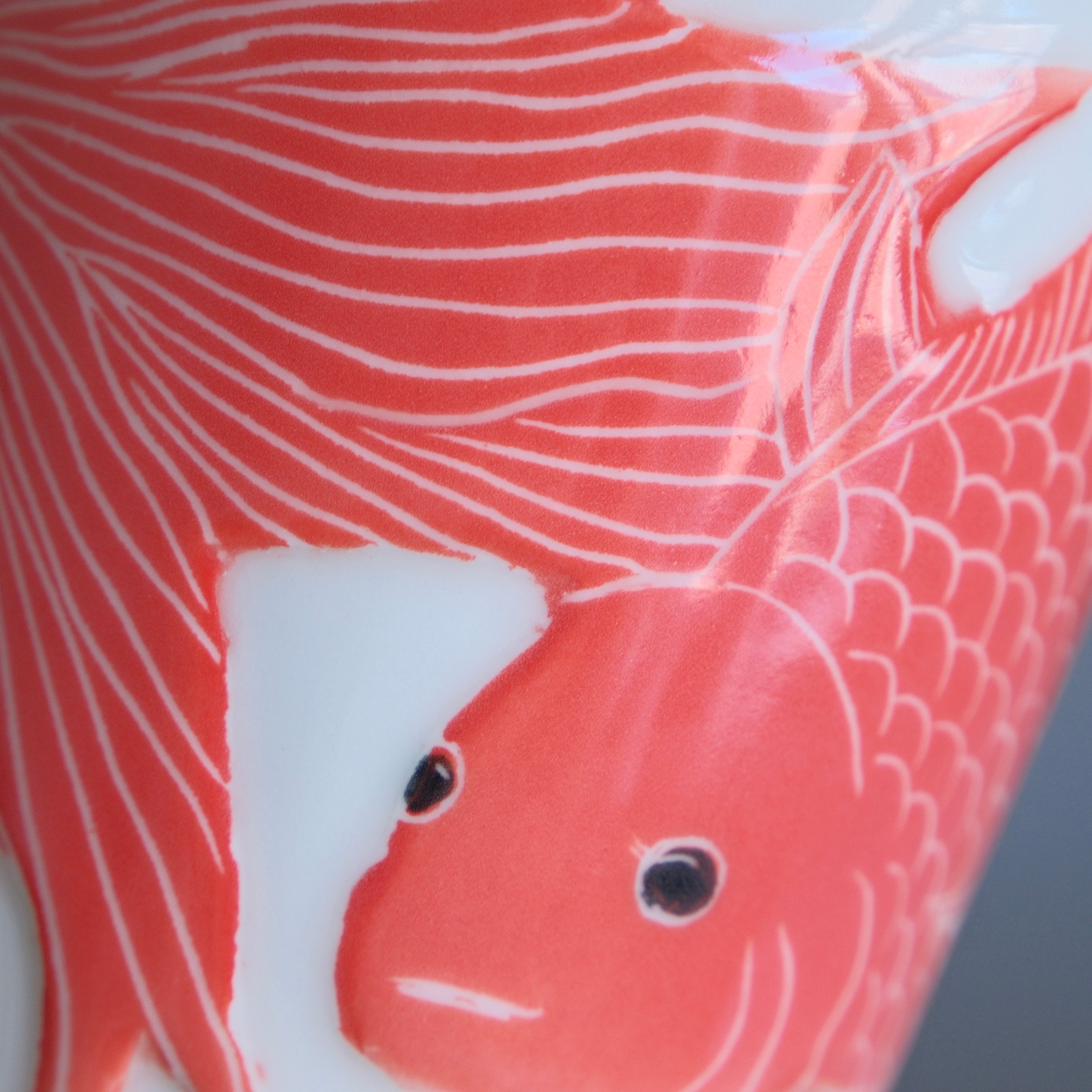Adrift Porcelain Tumbler 024 - Two Goldfish 480ml