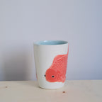 Adrift Porcelain Tumbler 025 - A lone Goldfish 460ml