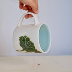 Adrift Porcelain Mug 003 - Koi & Lotus leaves 450ml