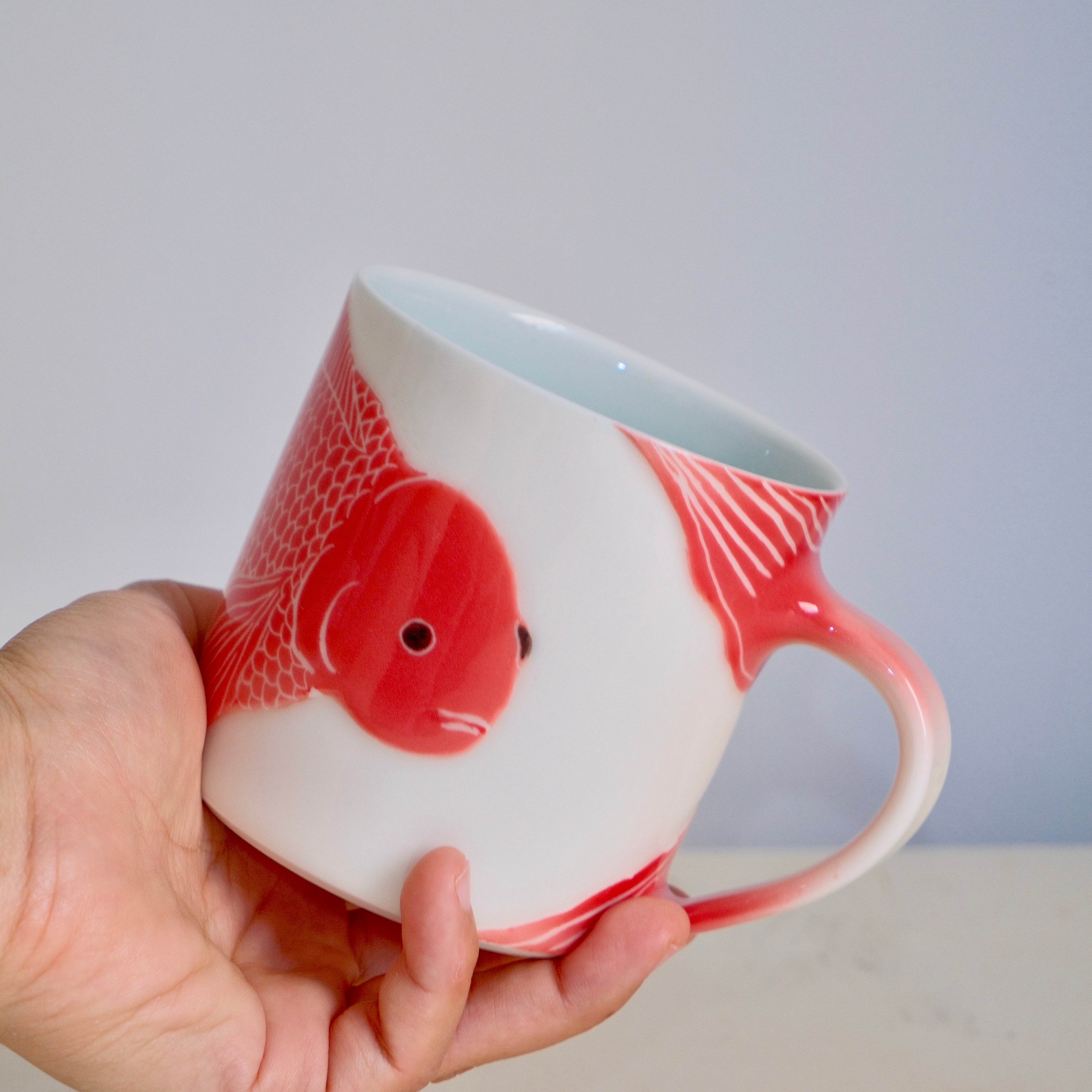 Adrift Porcelain Mug 004 -Goldfish 420ml