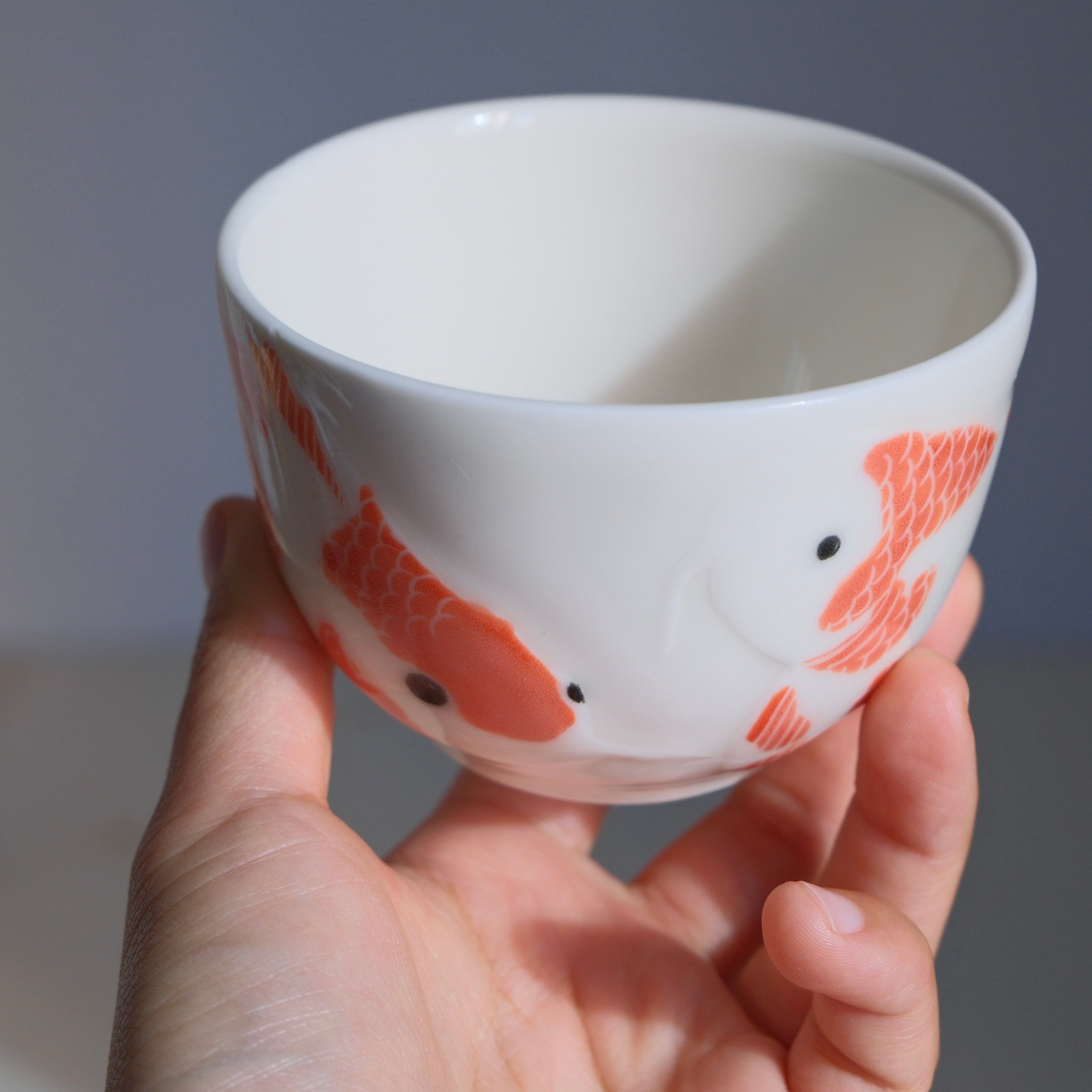 Adrift Porcelain Cup 005 - Two Koi 240ml