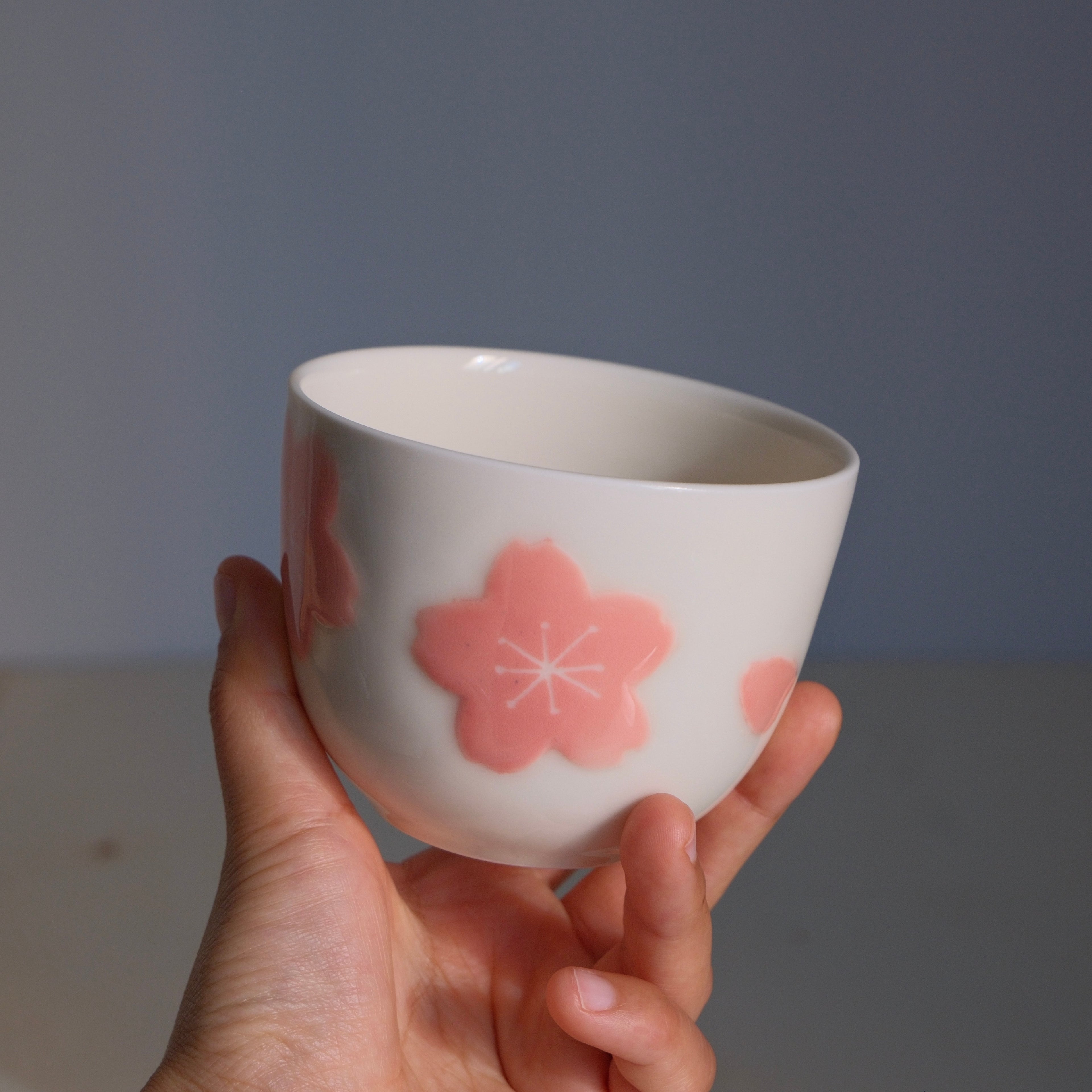[SECONDS] Adrift Porcelain Cup 011 - Cherry Blossom 320ml