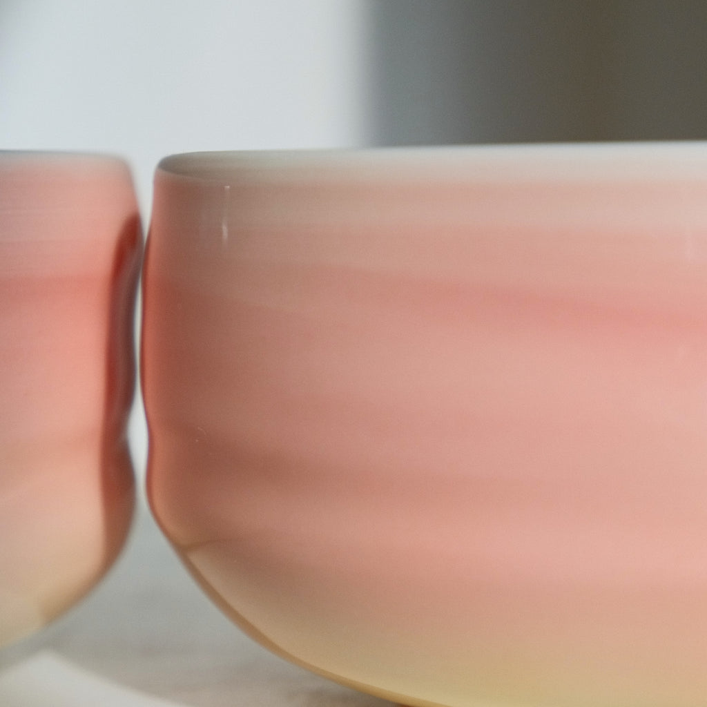 [SAMPLE] Pink Sunset Matcha Bowl - Small