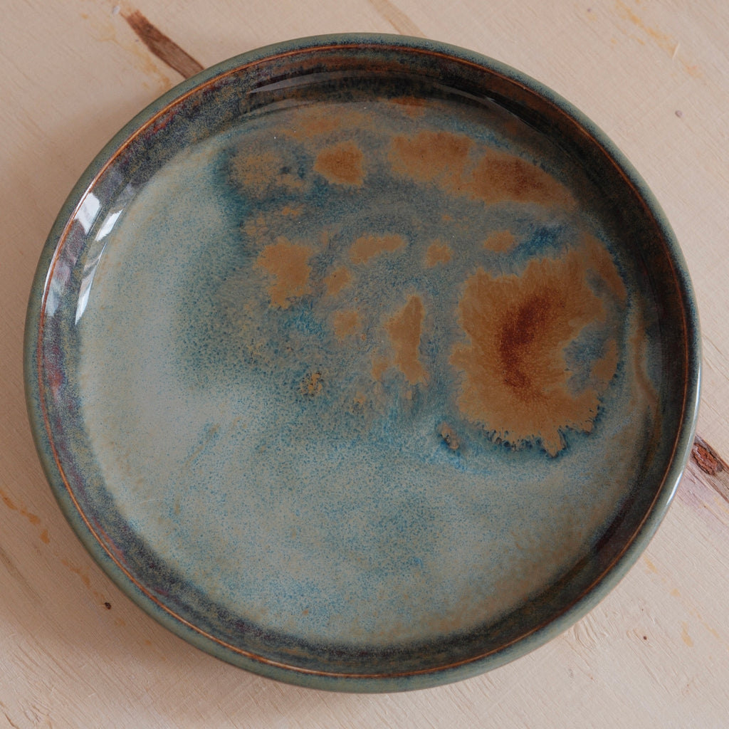 Watercolour small dessert plate 09