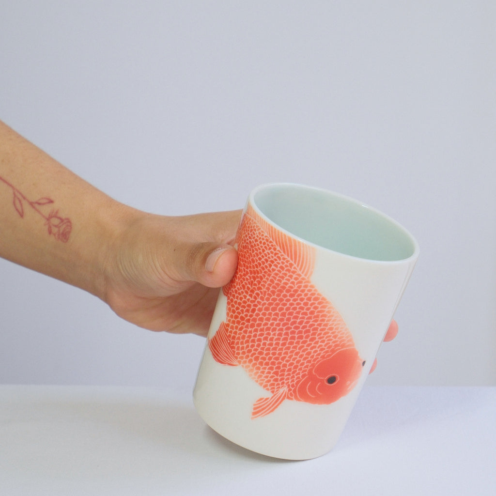 Porcelain Tumbler 009 - A Goldfish 370ml