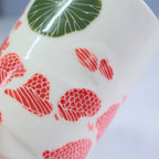 Porcelain Tumbler 008 - Red Koi & Pond Lilies 400ml
