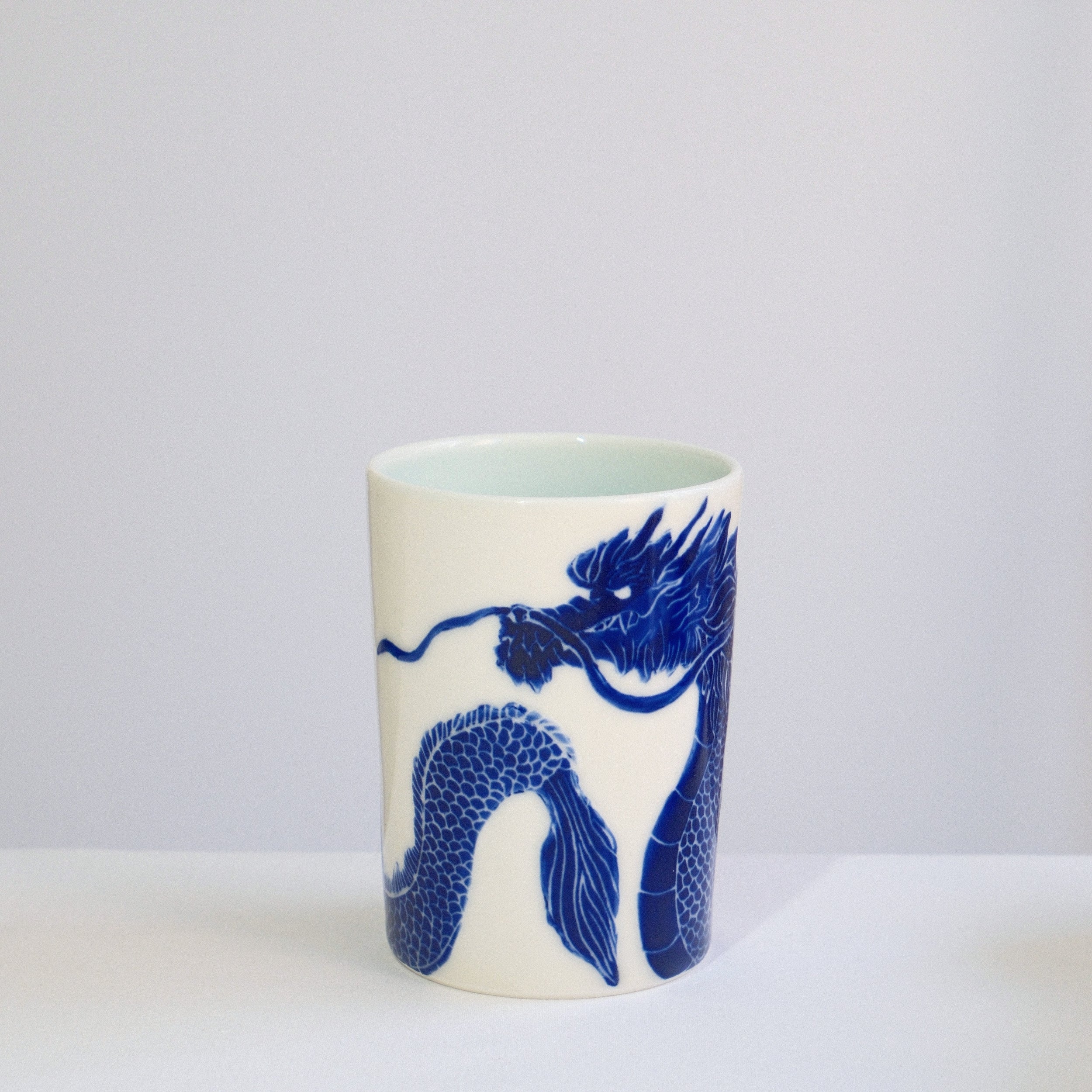 Porcelain Tumbler 013 - Blue Dragon 400ml