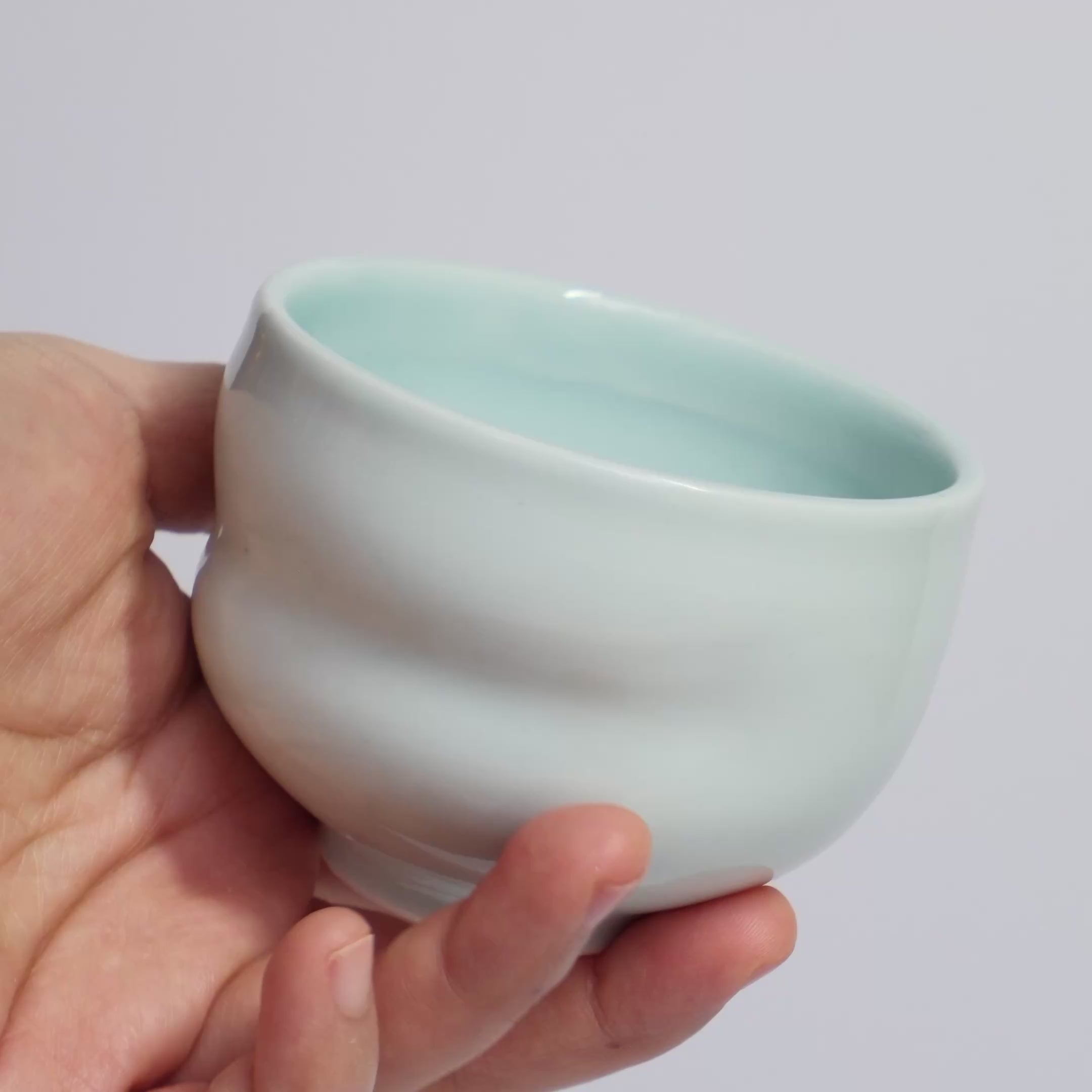Ripple Cup 015 "Celadon Blue" 160ml